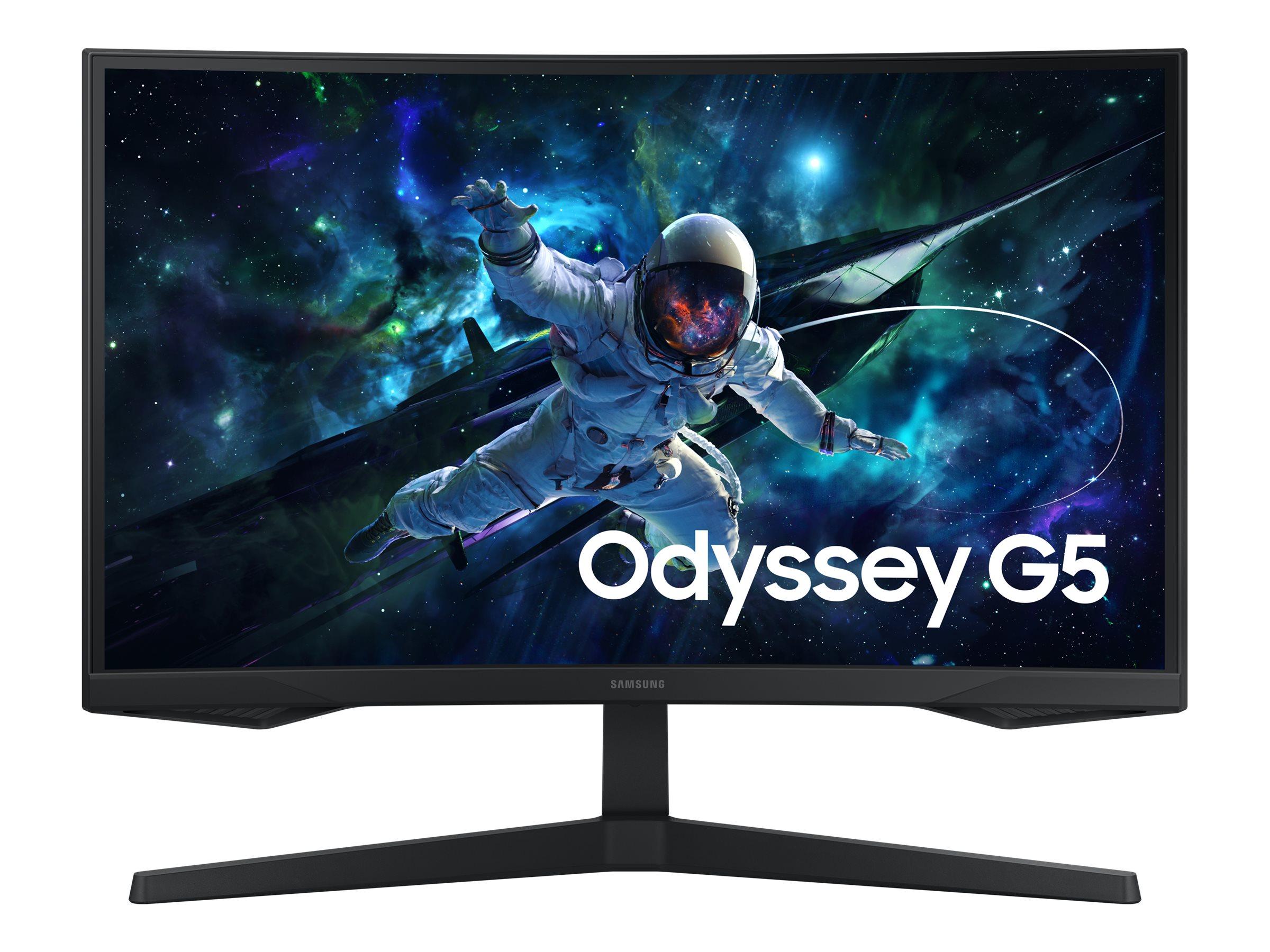 Gaming skærm Samsung Odyssey G5 S27CG554EU 27" QHD 165 Hz - sort