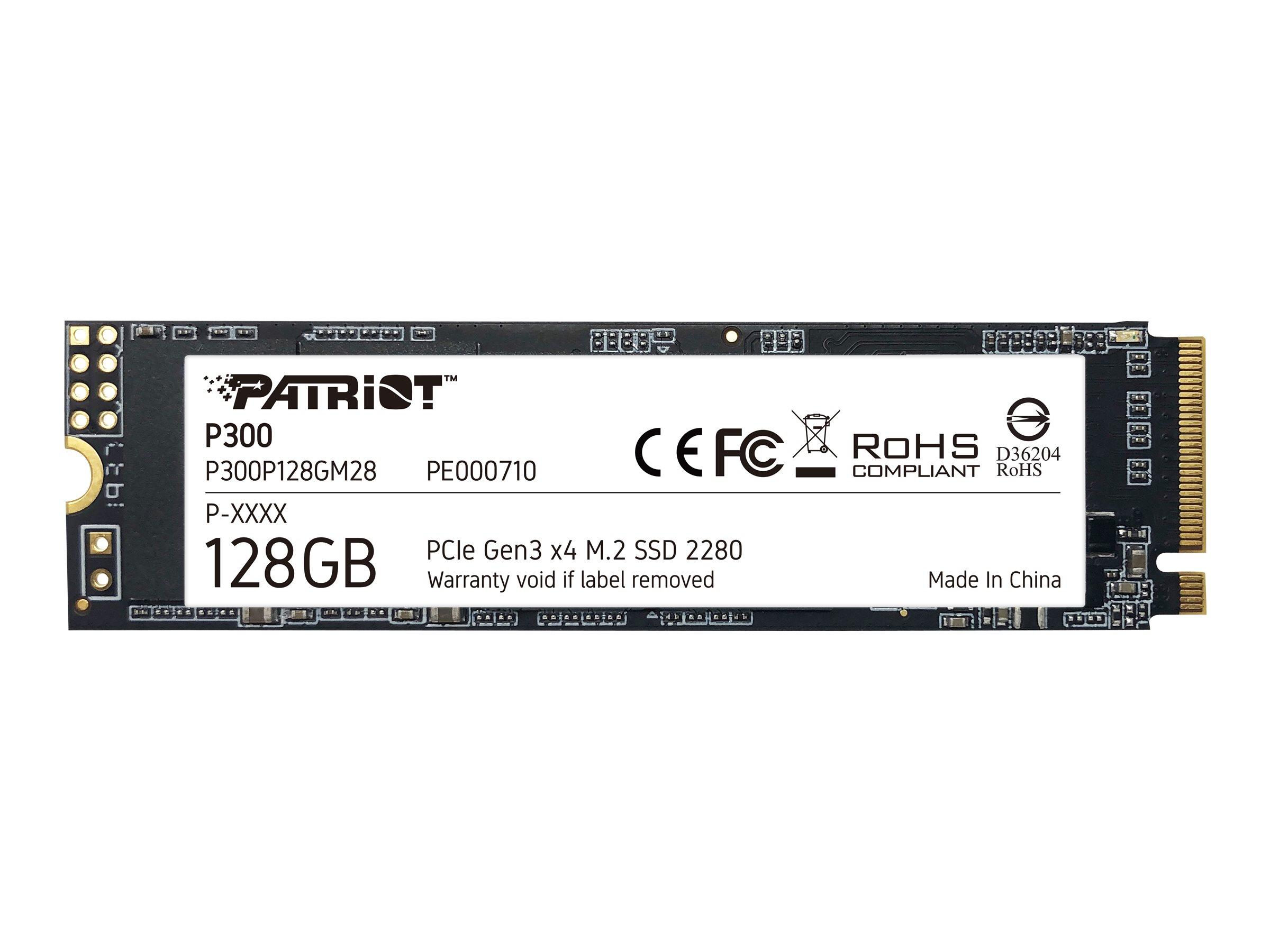 SSD M.2 NVMe 128 GB - Patriot P300 PCIe 3.0 x4 billede