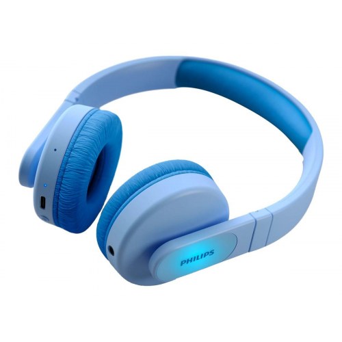 Trådløse on-ear-hovedtelefoner Philips Kids TAK4206BL - blå