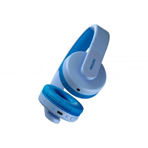Trådløse on-ear-hovedtelefoner Philips Kids TAK4206BL - blå
