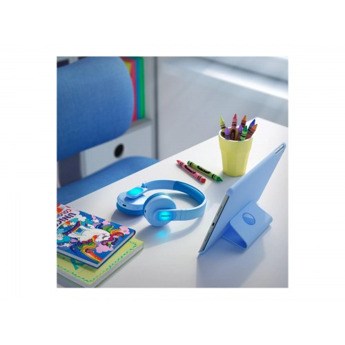 Trådløse on-ear-hovedtelefoner Philips Kids TAK4206BL - blå