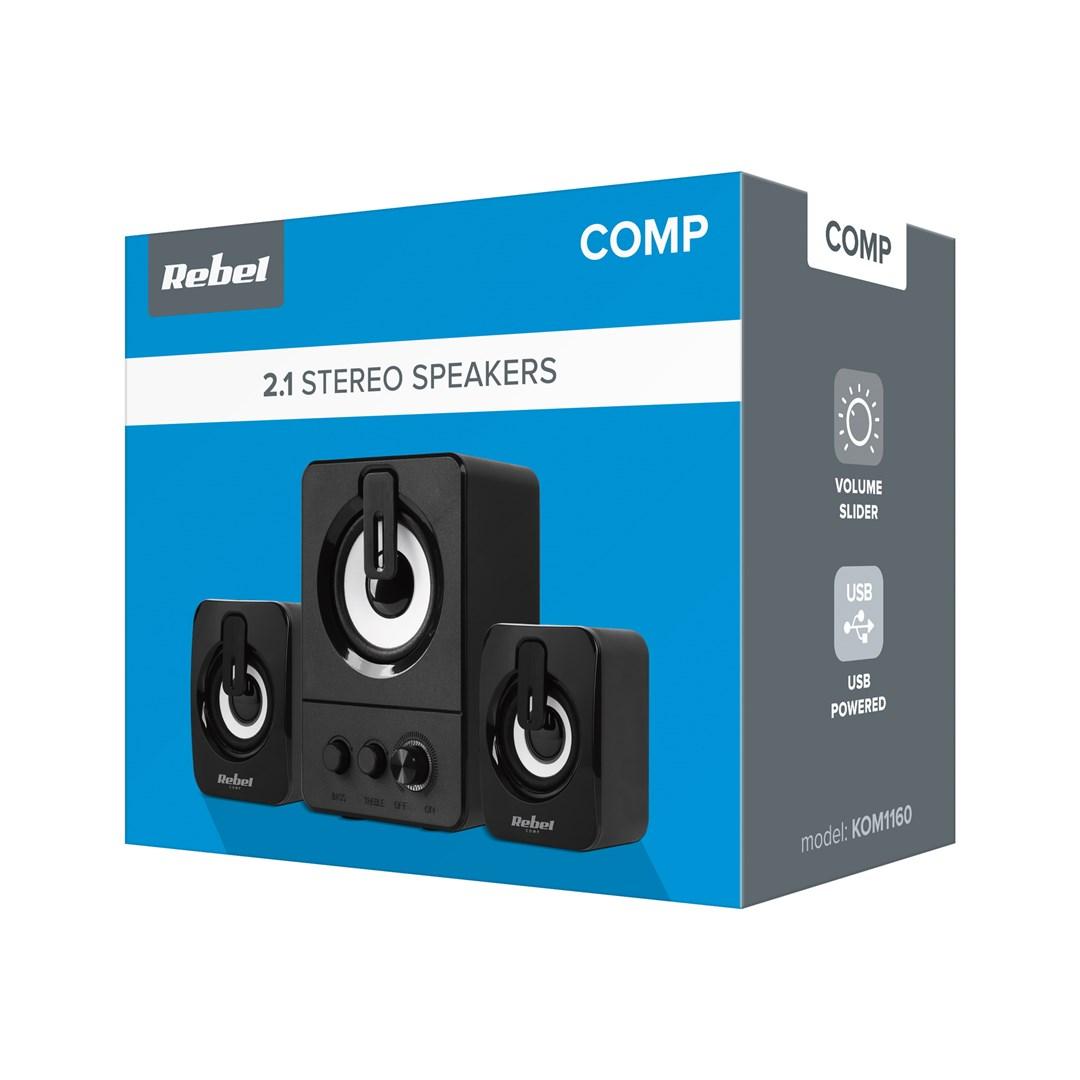 Rebel Comp CS-50 2.1 PC-højttalere