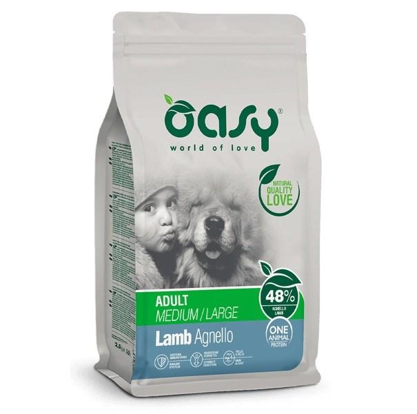 Oasy One Animal Protein Medium & Large Lam monoprotein tørfoder til hund 10 kg