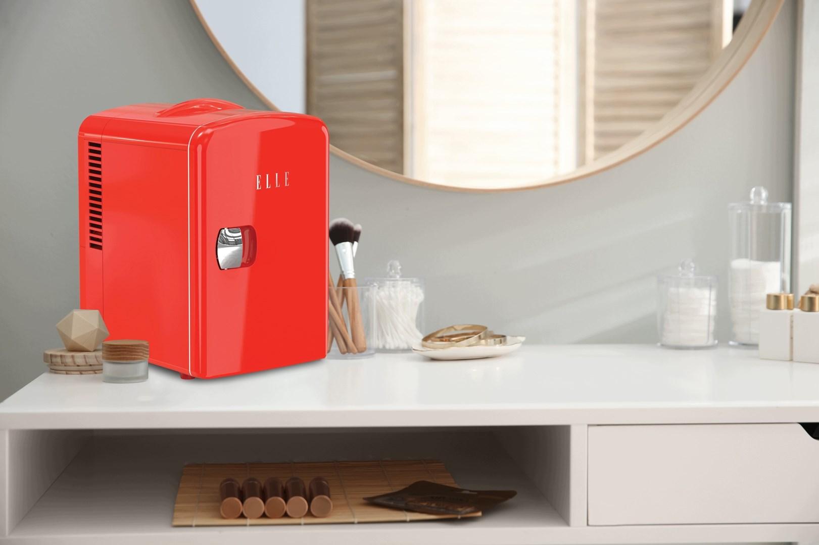 ELLE Home ESDAF101RDEU mini køleskab 4 l rød