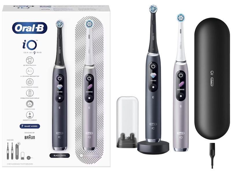 Oral-B iO 80363731 electric toothbrush Adult Rotating-oscillating toothbrush Black, Silver