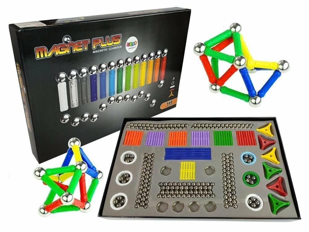 Magnet Plus magnetiske byggeklodser 560 dele med tavle