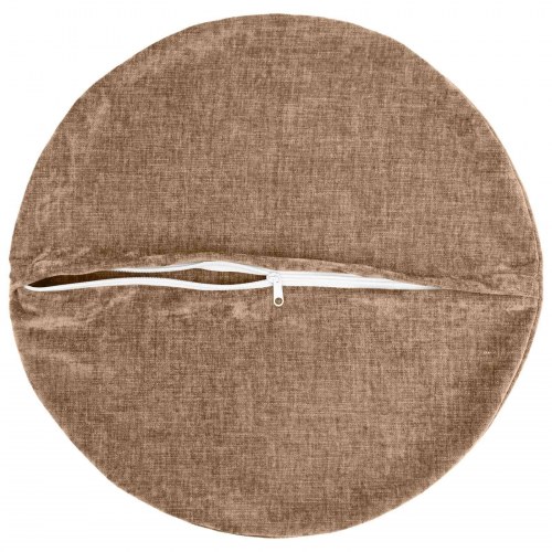 Pudebetræk 2 stk. HEERLEN brun Ø 40 cm i chenille stof