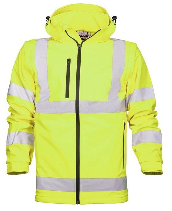 Softshelljakke hi-vis gul str. L