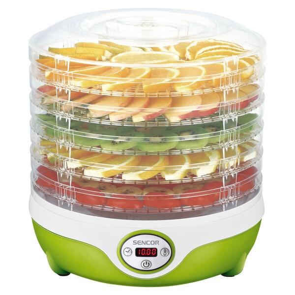 Sencor SFD 851GR fødevaredehydrator 240 W - lysegrøn/transparant