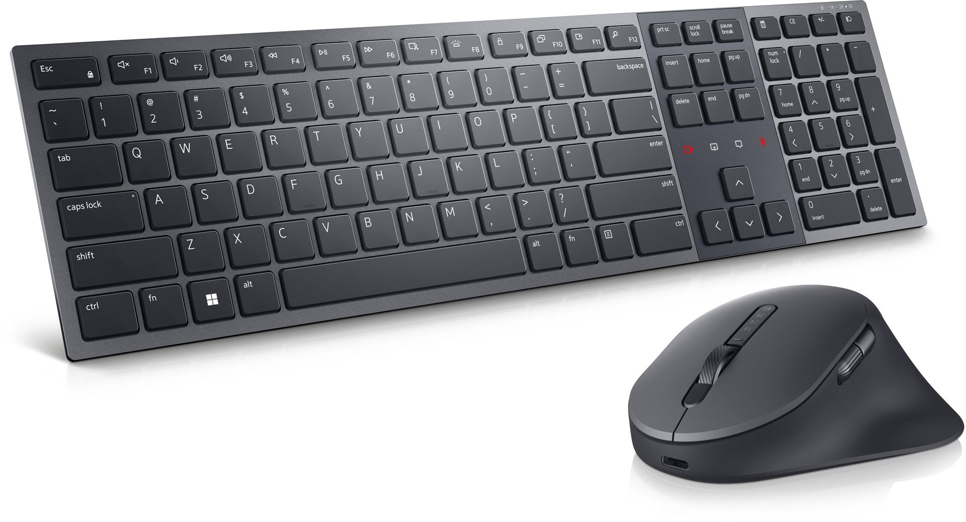 DELL KM900 Pro Premium samarbejdstastatur og mus - tysk QWERTZ billede