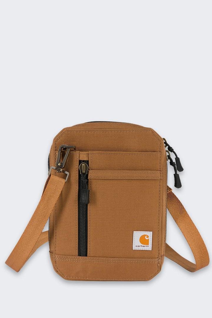 Carhartt Nylon Duck Crossbody Wallet taske i Carhartt Brown