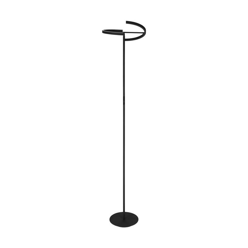 LED gulvlampe Castelpoto 2 x 8,8 W - sort