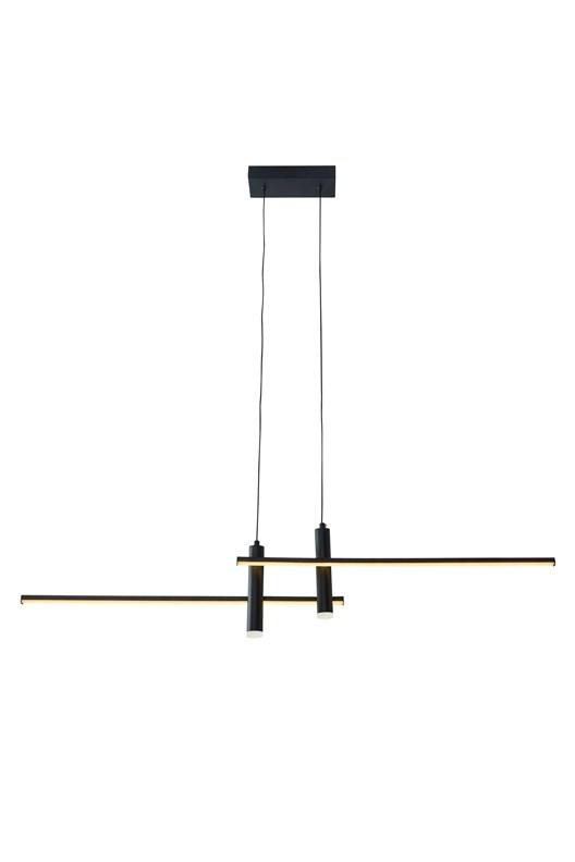 LED pendellampe 5 W 1380 lm sort loftlampe