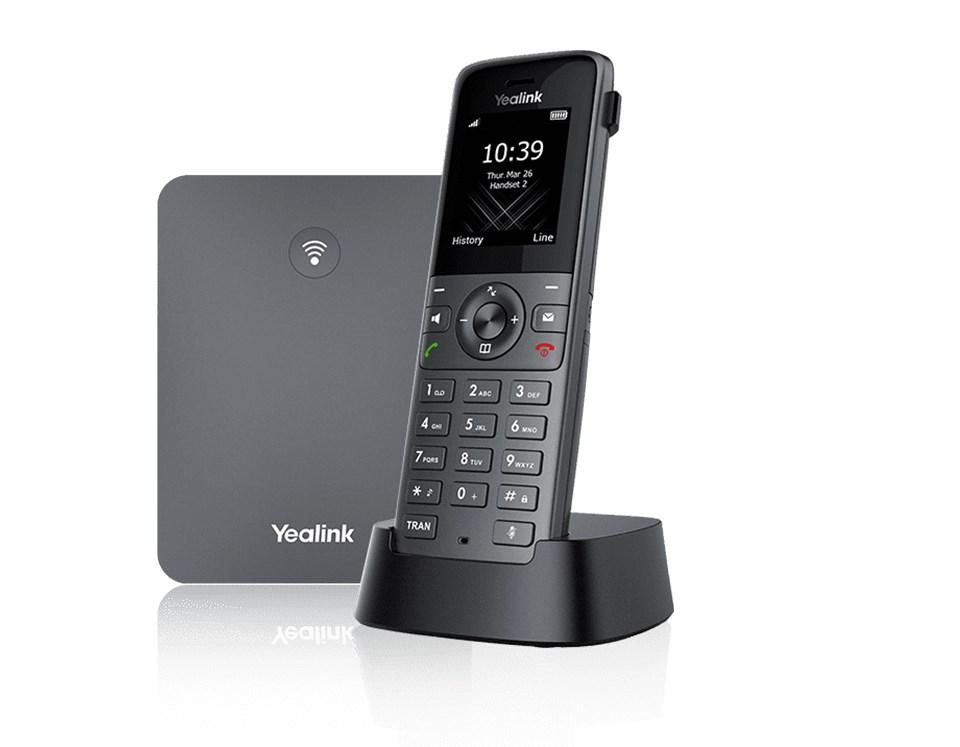Yealink W73P trådløs IP-telefon med TFT-skærm - grå