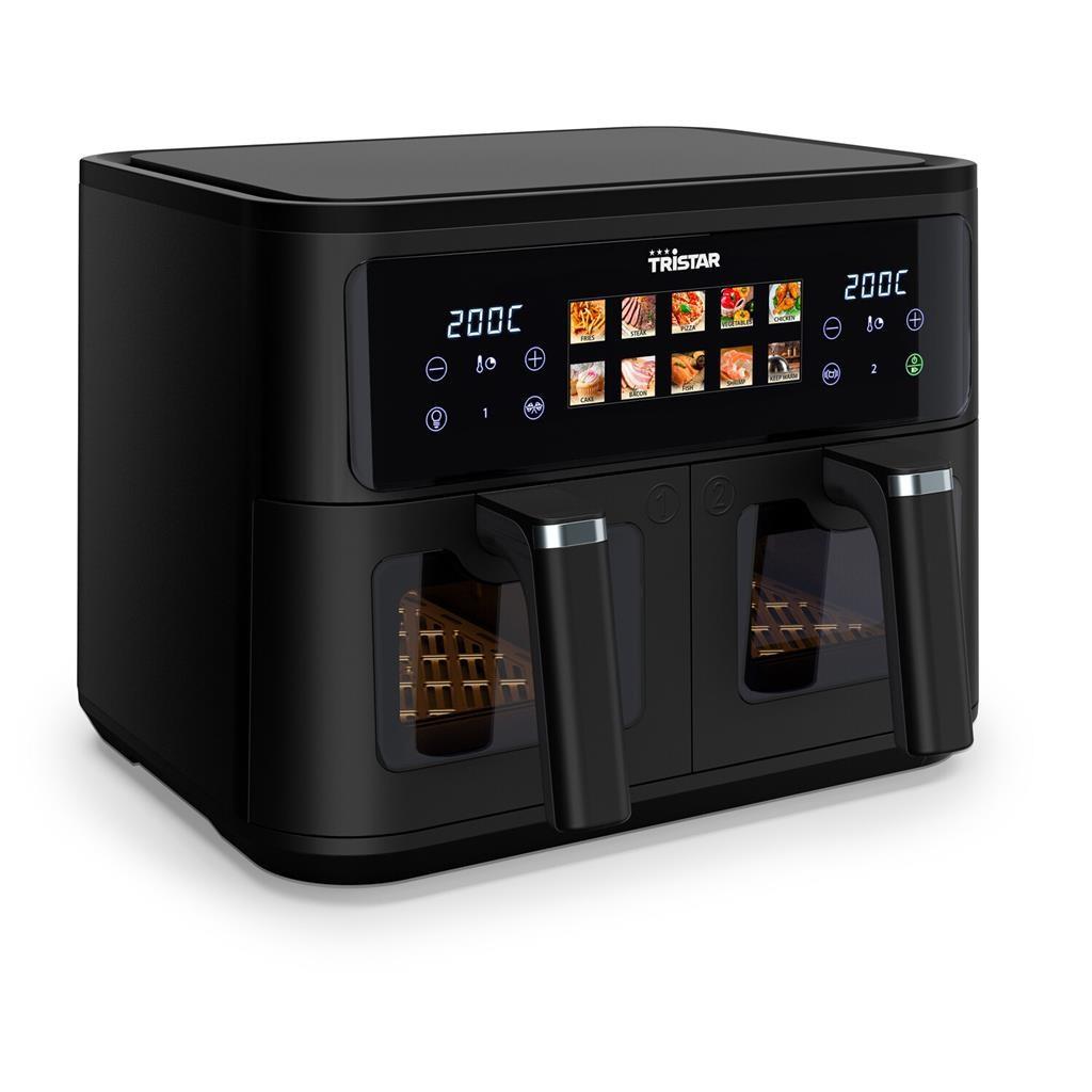 Tristar FR-9075 dobbelt airfryer 9 l 2500 W sort