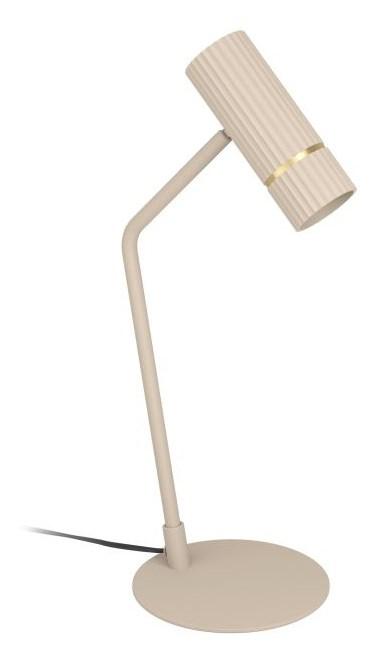 EGLO Caminia bordlampe GU10 i messing og sand