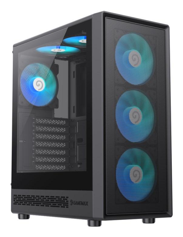 GameMax Storm 2 AB midi tower PC kabinet sort billede