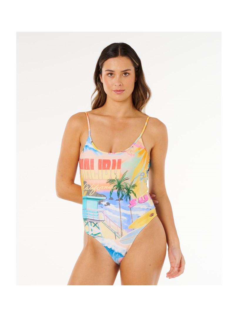 RIP CURL Hotel Malibu Cheeky One Piece badedragt multifarvet XS