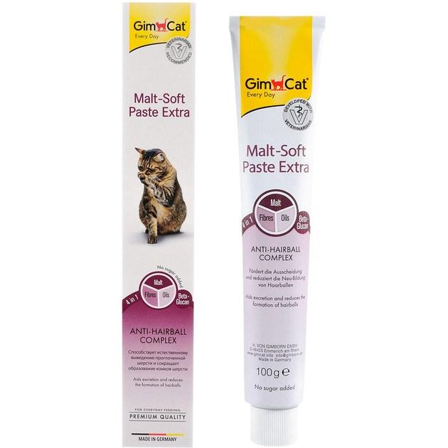 VET EXPERT GimCat Malt Soft Extra - anti-hårboldspasta til katte - 100 g