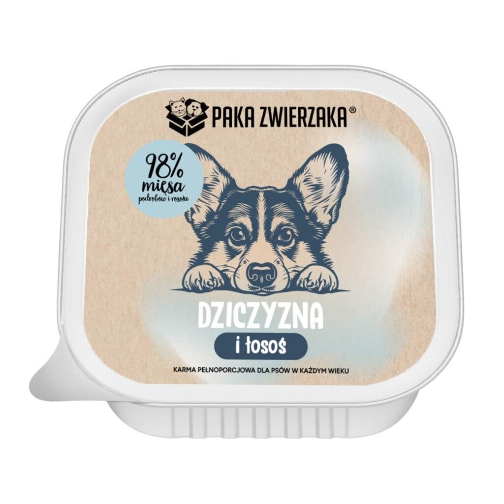 PAKA ZWIERZAKA vildt og laks vådfoder til hund 150 g