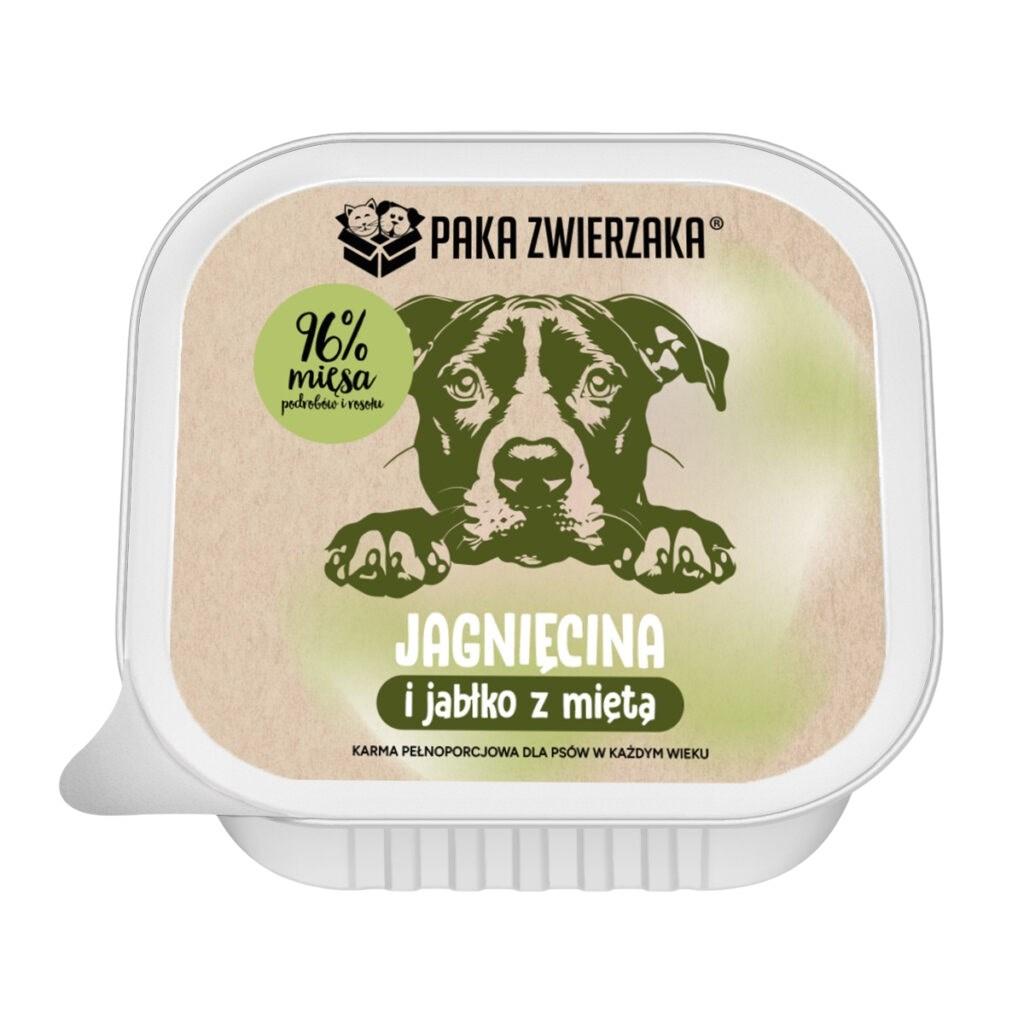 PAKA ZWIERZAKA Lam med æble og mynte Mono vådfoder til hund 150 g