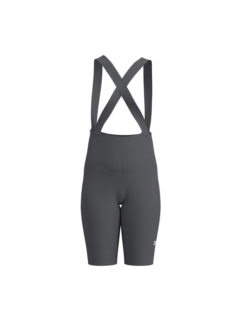 POC W's Raceday Bib Shorts dame cykelshorts grå - S