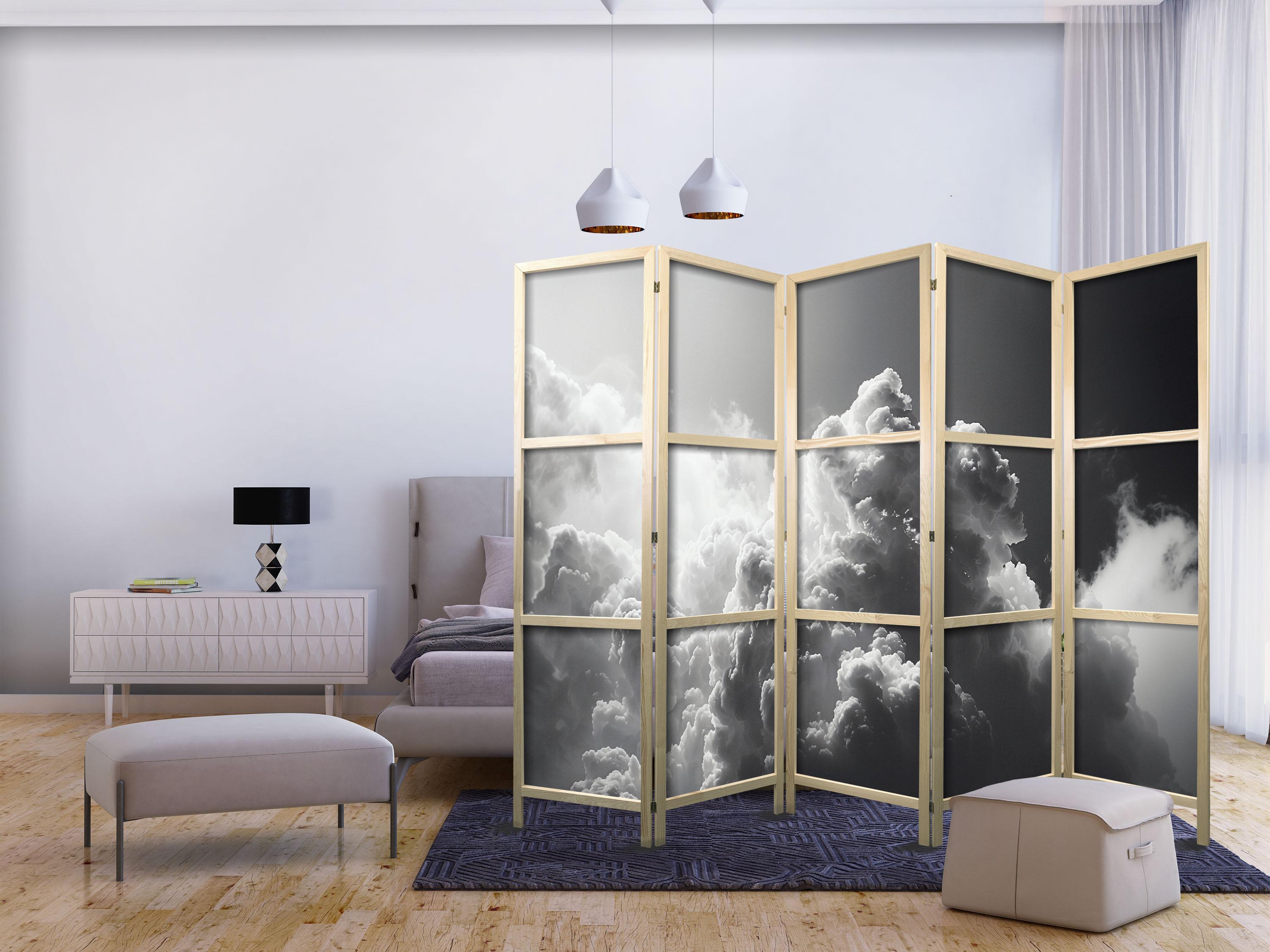 Japansk skærmvæg med skymotiv 225 x 172 cm - Ekstraordinært fænomen
