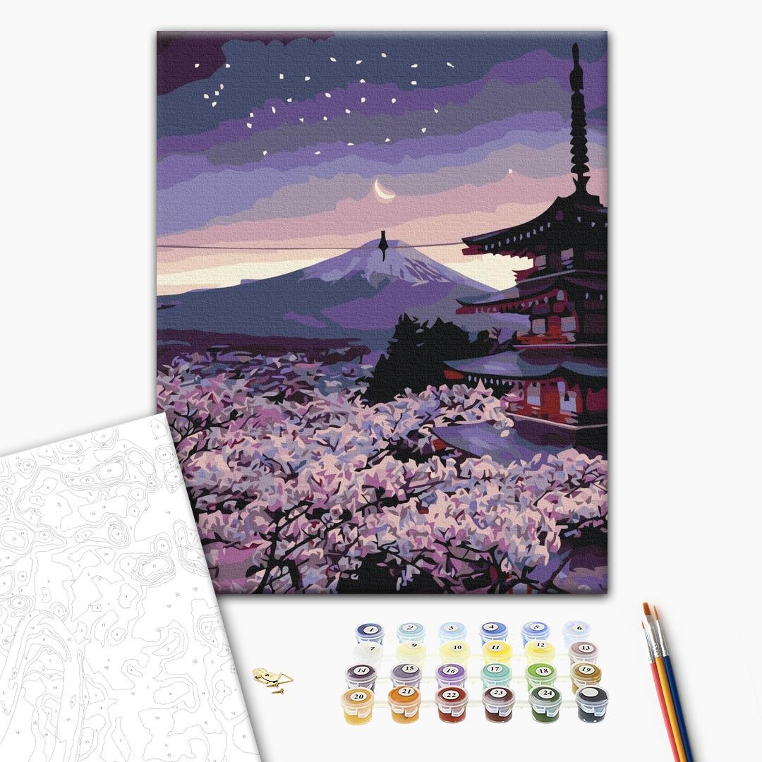 Mal selv billede Twilight over Japan 40 x 50 cm