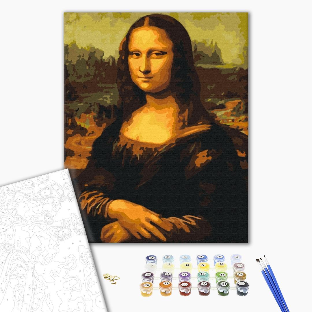 Mal efter tal Leonardo da Vinci Mona Lisa 40 x 50 cm