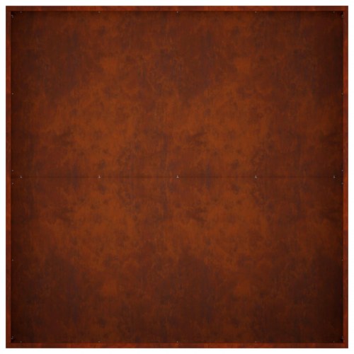 Blomsterkrukke 2 stk. i cortenstål 80 x 80 x 30 cm rusten
