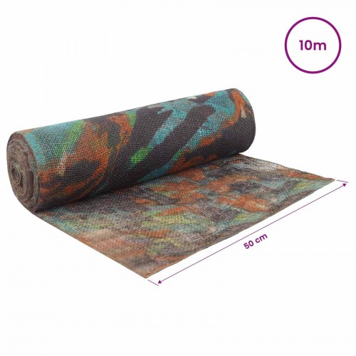 Jutenet til haven 50 cm x 10 m 180 gsm - camouflage