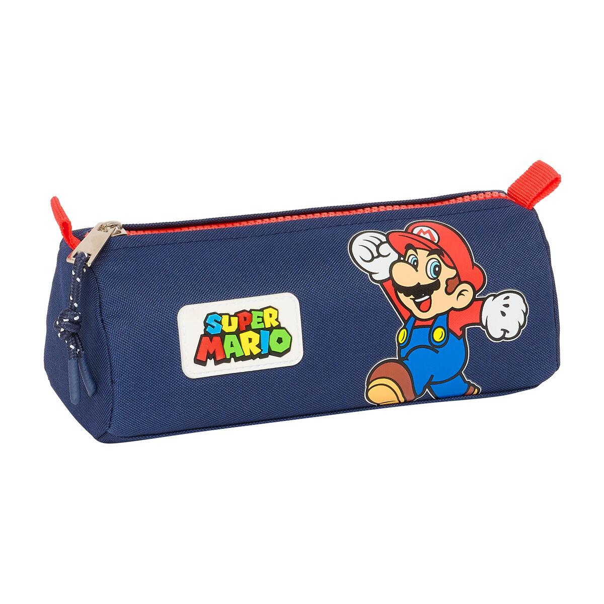Super Mario World penalhus marineblå 21 x 8 x 7 cm