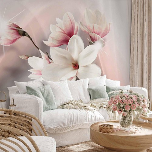 Fototapet Hvide magnolier