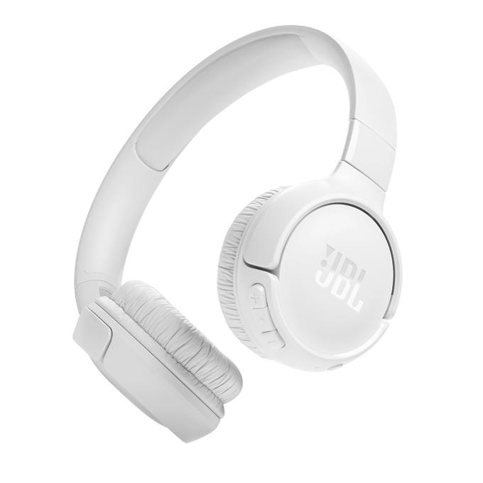 Bluetooth on-ear høretelefoner JBL Tune 520BT - hvid