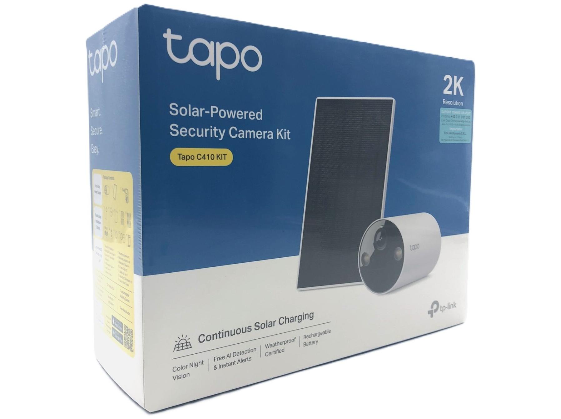 Overvågningskamera med solpanel TP-Link Tapo C410 KIT V1 - 2K 3 MP Wi?Fi