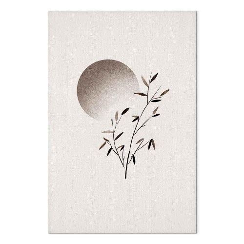 Lærredsbillede Eastern Minimalism - lodret