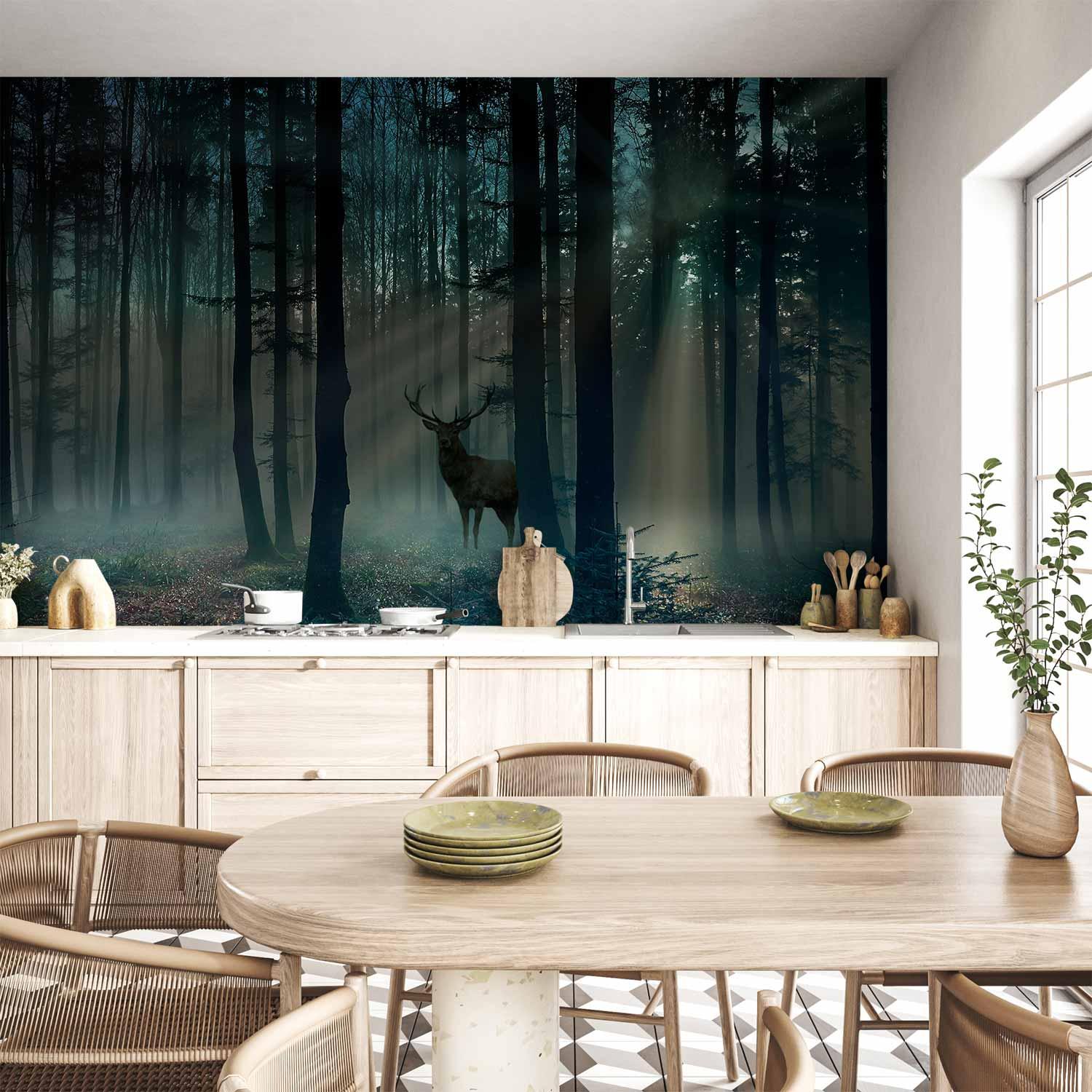 Fototapet Mystisk Skov - tredje variant - 150 x 105 cm - Vandtæt