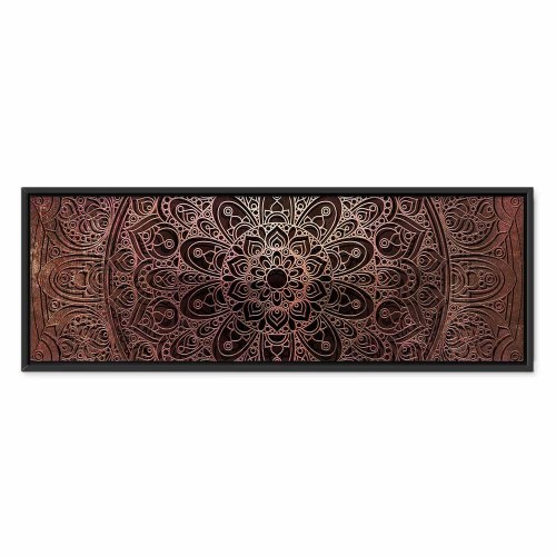 Lærredsbillede Mandala: Amber Silence