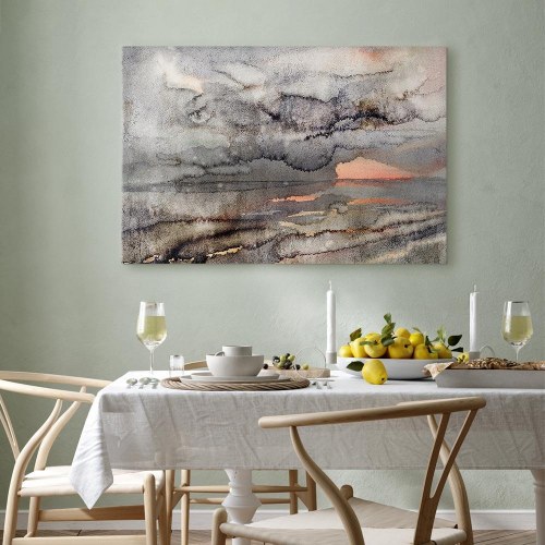 Lærredsbillede Connected Clouds - 1 del, bredformat