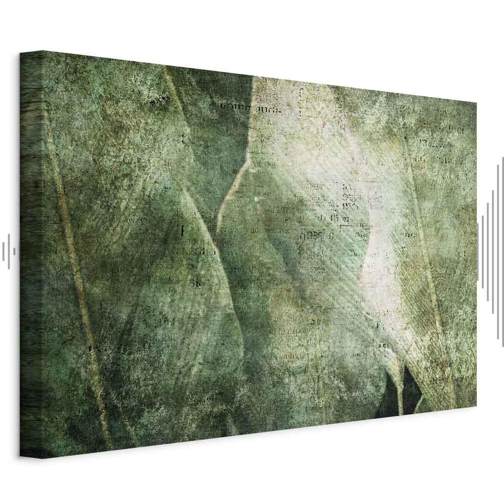 Lærredsbillede Green Revolution i bredformat - 30 x 20 cm - Akustisk