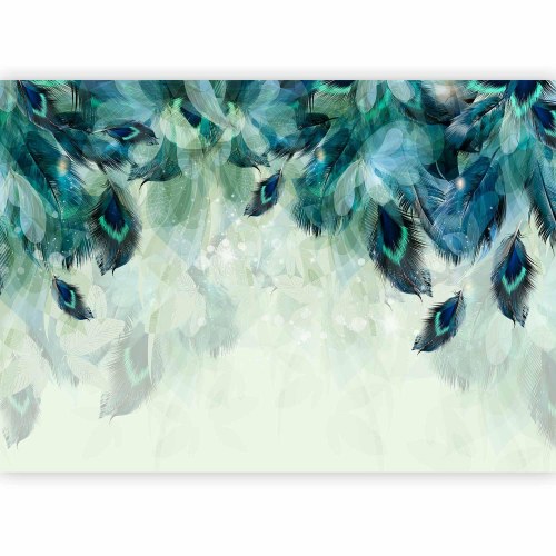 Fototapet Emerald Feathers