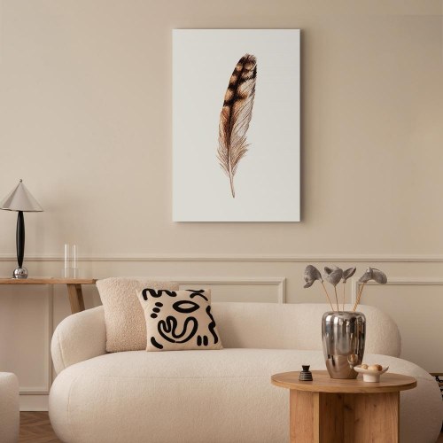 Lærredsbillede Magic Feather - 1 del, lodret