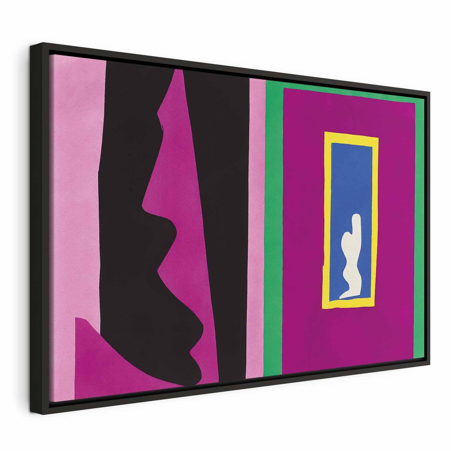 Henri Matisse Destiny fra Jazz lærredsbillede - 90 x 60 cm - I en sort træramme