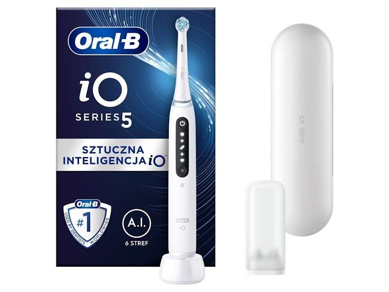 Oral-B iO Series 5 elektrisk tandbørste hvid billede