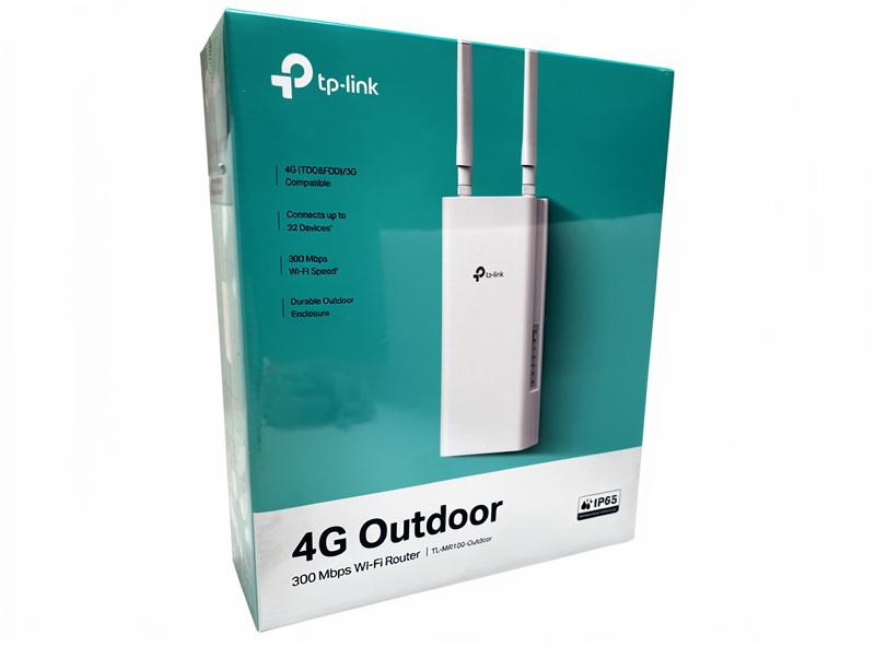 TP-Link TL-MR100-OUTDOOR, Wi-Fi 4 (802.11n), Enkelt band (2,4 GHz), Ethernet LAN, 3G, 4G, Hvid