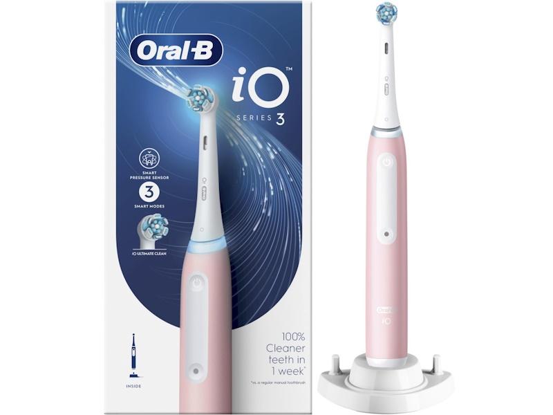 Oral-B iO Series 3 elektrisk tandbørste Blush Pink