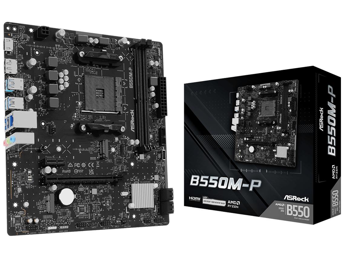 ASRock B550M-P bundkort Micro-ATX Socket AM4 AMD B550
