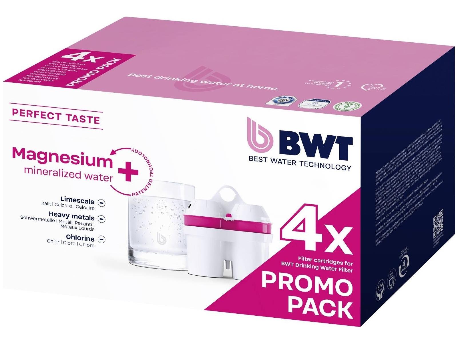 BWT 125681749 Vandfilterpatron med Magnesium - 4 stk.