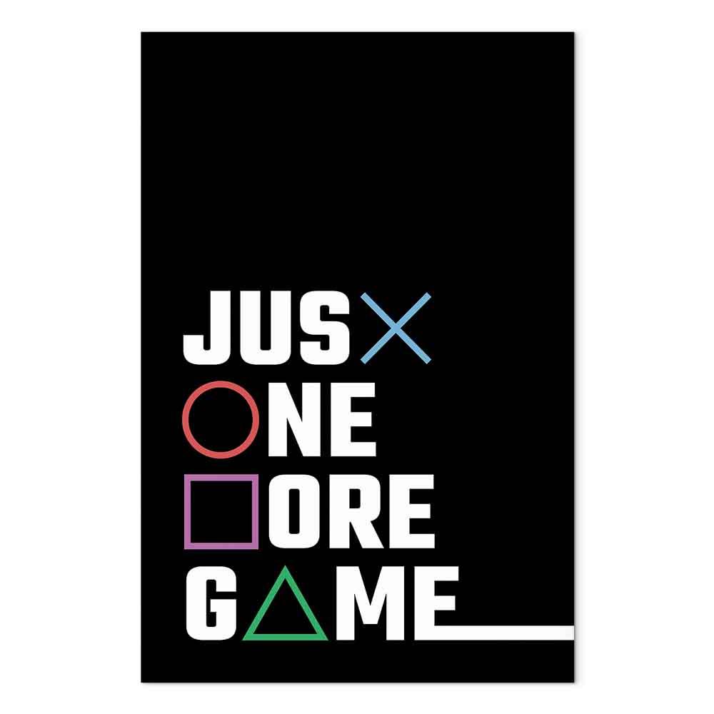 Billede på lærred Binge Gaming vægdekoration - 20 x 30 cm - Premium Print