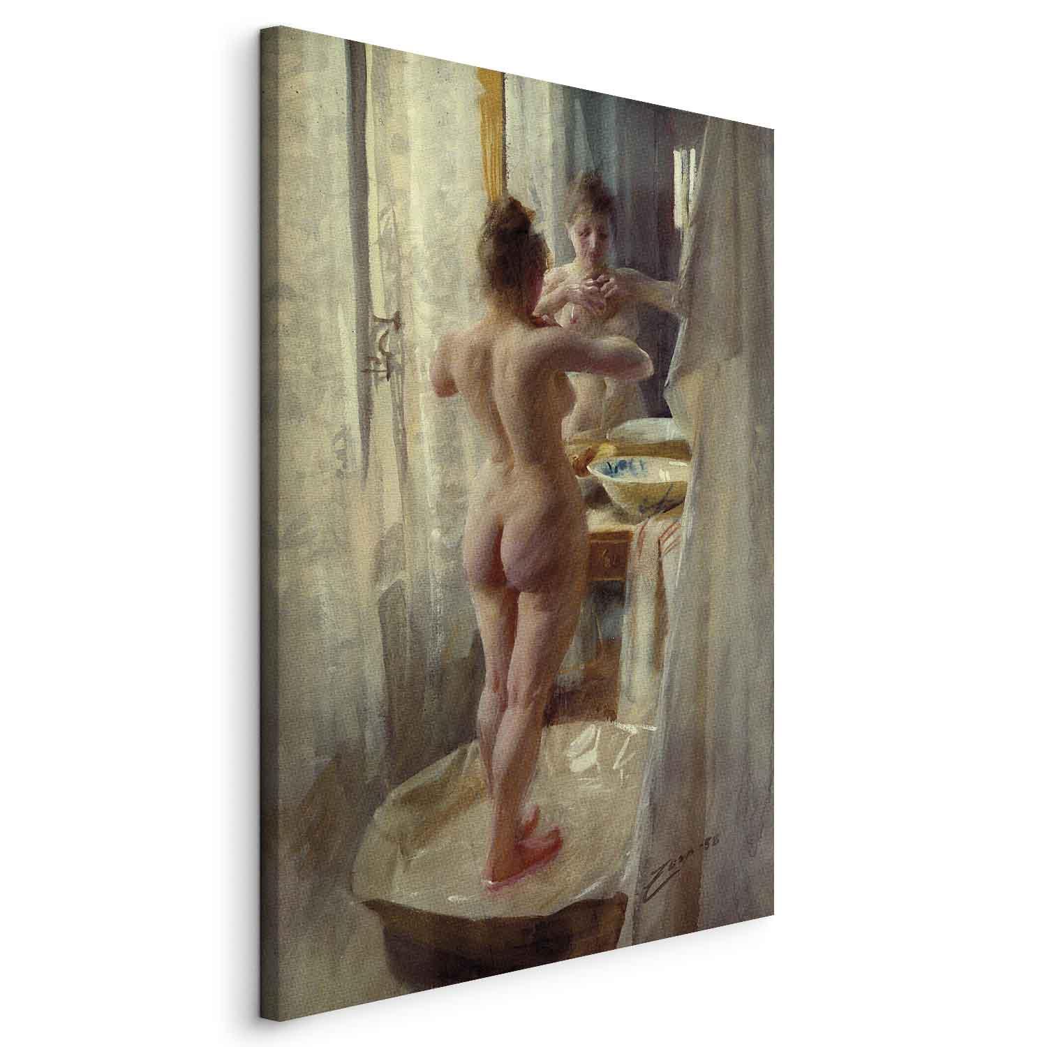 Anders Zorn Tube lærredsbillede reproduktion - 20 x 30 cm - På italiensk lærred